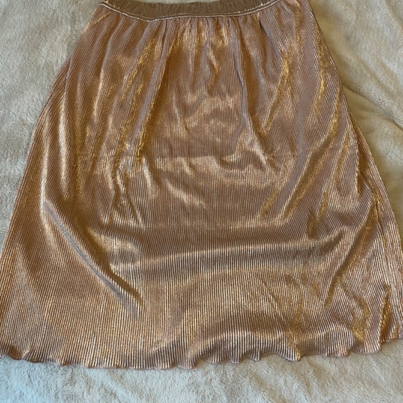 Metallic skirt in blush/gold - Picture 3 of 3